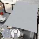 Upgrade 10'x13' Sun Shade Sail Rectangle Canopy, Water Resistant & UV Block Sunshade for Outdoor Patio Lawn Beach Garden Carport Backyard Deck Pergola, Light Grey