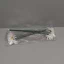 20 Pcs Daisy Garden Stakes Decormetal White Daisy Flower Garden Stakes Iron Crafts, Hand Forged Plant Pick Water Proof Metal Flower Stick Dcor for Patio, Lawn, Yard Decorations