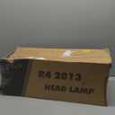 WFLNHB Front Headlights Assembly Replacement for Toyota RAV4 2013 2014 2015 Projector Black Headlights Headlamps Driver and Passenger Side