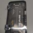 Cruiser Accessories RAM License Plate Frame  Matte Black, Officially Licensed Metal Frame with Adjustable RAM Logo Fastener Covers  Fits 6" x 12" Plates, Obstruction-Free Design