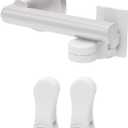 Inaya Child Proof Door Lever Lock, Baby Proofing Door Handle Lock, Minimalist Design, 3M Adhesive & No DrillingNeed, Child Safety Door Handle Locks (2 Pack)
