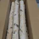 6 Pack Birch Logs Decorative Natural Birch Log for Decoration,Crafts,DIY,White Birch Logs for Fireplace Decor Firewood(Logs:1.4"-2.6" Dia. x 16.5" Length)