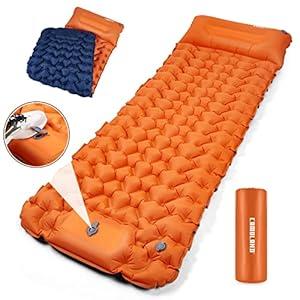 CAMULAND Sleeping Pad for Camping Backpacking Hiking 77.1" x 27.9" Self Inflating Mattress Ultralight Sleeping Mat Inflatable Air Bed