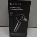 JISULIFE Handheld Fan Pro Series - High Speed Airflow: 1-100 Speed Scroll Wheel, Metal Body, Digital Display, 1.5H Fast Charge, 5000mAh-Portable Fan for Travel Outdoor, Gifts for Women Men(Grey)