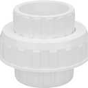 3" PVC Union Coupling Pipe Fitting (Socket x Socket) 3Inch PVC Slip Union Adapter Coupling Schedule 40, EPDM O-Ring, White