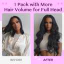 IDN BEAUTY 5+4 Invisible Seamless Clip in Hair Extensions Human Hair Combo Pack, Body Wave 20 Inch 140g 5pcs Invisible Edge and 4pcs Seamless Clip ins for Black Women Natural Black No Leave Out
