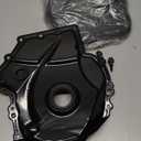 JAVOUKA Engine Timing Chain Cover with Gasket fit for VW Beetle/Jetta/Passat/Tiguan/Sharan/Scoricco/Golf/GTI/EOS/CC, fit for Audi A3/A4/A5/A6/TT/Allroad/Q3/Q5 1.8T 2.0T 2007-2017 06H103269C,06H109210A