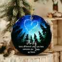 3 x Memorial Ornament The Sky Looks Different When You Have Someone You Love Up There Remembrance Ornament for Loss of Loved One Sympathy Gift Keepsake Bereavement Christmas Ornament