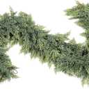 6ft Real Touch Cedar Garland Artificial Realistic Christmas Greenery Pine Garland with 150 Cedar Branches for Mantle, Fireplace, Table, Stairs, Doorframe, Window, Outdoor Indoor Xmas Decor