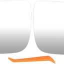 ApplianPar Side Door Mirror Glass with Backing Plate Heated for Audi Q5 2009-2017, Q7 2010-2015, SQ5 2014-2017