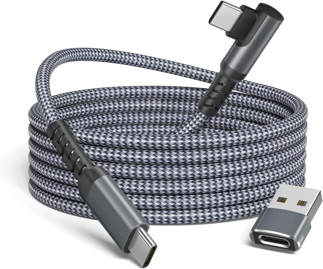 Basesailor for New iPhone 17 16 Air Pro Max Car Charger Cable 10FT with USB C Adapter,Right Angle 60W Type C Fast Charging Power Cord for Apple iPhone 17e 15 Plus,Carplay,iPad Air Mini,Samsung S26 S25