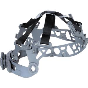 Klein Tools CLMBRSPN Safety Helmet Suspension, Replacement Part for Klein Tools Safety Helmets with Ratchet Knob and Pivot Adjustment, Black/Gray 