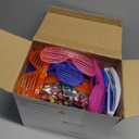 Honoson 48 Pack Glow in The Dark Party Supplies LED Glasses Light up Glasses LED Flower Crown Headband Multicolor Flower Wreath for Adults Neon Birthday Party Favors