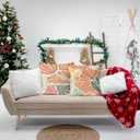 Boho Abstract Floral Pillow Covers 18x18, Modern Floral Room Decor, Modern Colorful Flower Decorative Throw Pillow Covers for Couch Bed Home Room Bedroom Decor, Set of 2