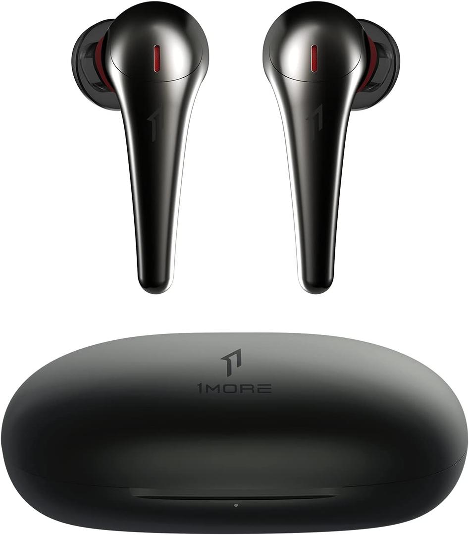1MORE Comfobuds Pro Bluetooth 5.0 Earbuds, Hybird Active Noise Cancelling Earphones, Stereo Premium Sound in Ear Headphone with 6 Mics ENC for Clear Call and Deep Bass Fast Charging, Black