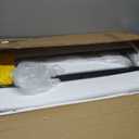 Water Dispenser Floor Stand with Curved Shelf for Cups, Metal with Wood Storage Shelf for 1-5 Gallon Water Bottle/Crocks, Drink Dispenser, Beer Keg, and Potted Plant, Black