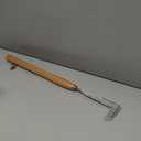 GREBSTK Crack Weeder Crevice Weeding Tool Stainless Steel Manual Weeder Beech Handle Gardening Tool, 22 inch