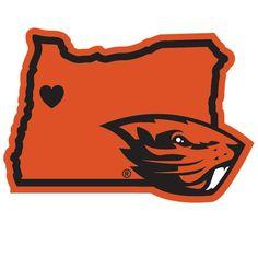 Oregon State Beavers Home State Magnet