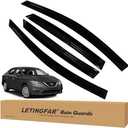Tape-on Rain Guards for 2013-2019 Nissan Sentra Sedan, for 2013-2019 Nissan Sentra AccessoriesSide Vent Visors Shades Window Deflectors for Nissan Sentra