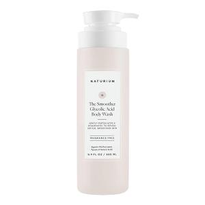 Naturium The Smoother Glycolic Acid Exfoliating Body Wash, Soft & Smoothing Cleanser, 16.9 oz