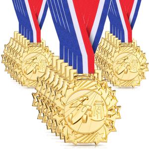Cunno 15 Pcs Race Car Derby Medals Gifts, Race Car Derby Medals with Neck Ribbons, Metal Trophy Award, Winner Award Prize Gift for Tournaments Match Sports Competition Teams Adult