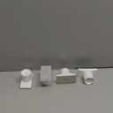 Wall Nanny Extender -4 Inch Baby Gate Extension Guard (Made in USA) Extends Pressure Mounted Gates - Protects Walls, Stabilizes Gate, for Child, Pet Gate & Dog Gate, Protector Works on Stairs, 4 Pack (White)