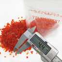 3 x Crushed Glass Glitter, Broken Shattered Glass Gems Chips for Resin Art Crafts, Epoxy Resin Supplies, Geod Painting, DIY Art Projects, Jewelry Making,3-6mm, 200g/7oz (Tangerine)
