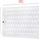 JACKCUBE DESIGN Wall Mount Earring Holder Organizer Frosted Acrylic Jewelry Display Rack with 94 Holes (Frosted, 15.7 x 9.4 x 0.9 inches) - MK201B