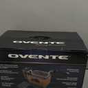 OVENTE Electric Deep Fryer 2L Capacity, Lid with Viewing Window, Adjustable Temperature, Removable Frying Basket & Cool Touch Handle, 1500W Power, Easy to Clean Stainless Steel Body, Copper FDM2201CO