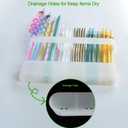 2 x Straw Holder for Cabinet Door, Silicone Straw Organizer for Cabinet Door, Kitchen Cabinet Organizer Reusable Straws Dispenser for Home Kitchen Accessories (Transparent)