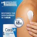 CeraVe Moisturizing Cream, Body and Face Moisturizer for Dry Skin, Body Cream with Hyaluronic Acid and Ceramides, Daily Moisturizer, Oil-Free, Fragrance Free, Non-Comedogenic, 19 Ounce