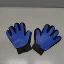 Pets First Dog Grooming Gloves Best Professional Deshedding, Brushing, Cleaning Mitt Tool for Small, Medium or Large Dogs & Cats. Fur & Hair Remover. Prevents Matted Coats. Soft Rubber Bristle Brush
