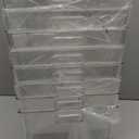 ClearSpace Clear Plastic Storage Bins  XL 8 Pack Perfect Kitchen or Pantry Organization Fridge Organizer and Storage Bins, Cabinet Organizers