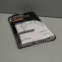 HIEEY 3 Way Mirror for Hair Cutting,360 Trifold Mirror with Height Adjustable Telescoping Hooks,and 5X Magnification,for Makeup, Hair Styling (Black)