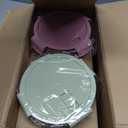 8 Pcs Round Glass Containers with Lids Airtight 4 Cup Glass Storage Containers Set Meal Prep Containers for Soup Leftover Microwave, Dishwasher, and Freezer Safe(4 Sets (White)