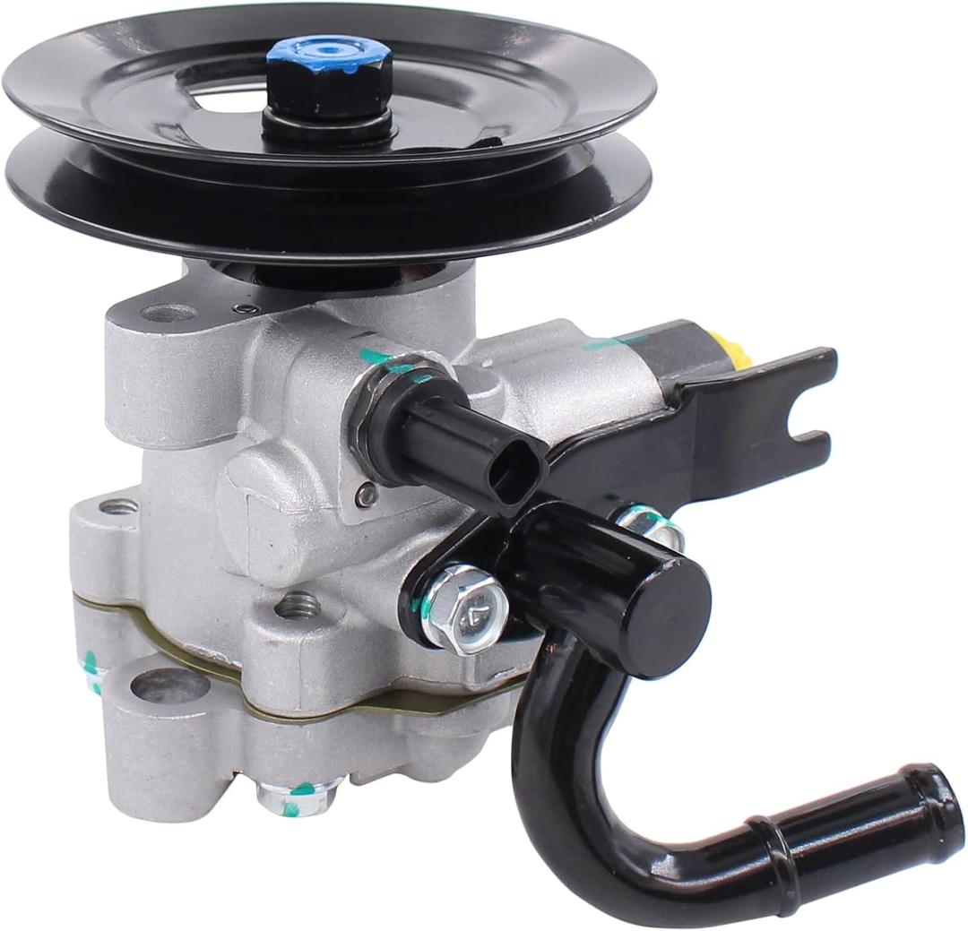 NewYall Power Steering Pump with Pulley for Hyundai Accent 1.6L 2006-2009, Kia Rio/Rio5 1.6L 2006-2011