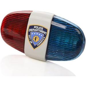 Bike Lights for Kids with Sirens, Police Pretend Play Toy, Safety Light Bicycle Accessories, Waterproof, (Now with Softer Sounds, Batteries not Included)