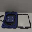 WESOROL Case for iPad 9th/8th/7th Generation 10.2 Inch iPad 9th Generation Case with Screen Protector Rotating Stand Pencil Holder Heavy Duty Shockproof Cover for 9th Gen iPad Case,Navy