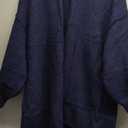 Saodimallsu Womens Oversized Cardigan Sweaters Open Front Chunky Knit Casual Long Lantern Sleeve Fall Sweater Coats Navy, S