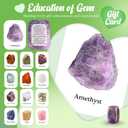 2 x Valentines Day Gifts for Kids - 28 Pack Gemstone Kit with Valentine's Cards for School Classroom Class Party Favor - Valentine Gift Exchange for Boys Girls Toddler