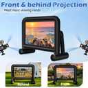 24Ft Portable Inflatable Projector Screen Double-Sided Projection, with Build-in Air Blower Storage Bag, One-Piece Design, Perfect for Backyard Movie Nights, Themed Parties, Celebrations