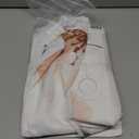 No Hook Shower Curtain with Snap in Liner - Floral Shower Curtain - Fabric Waterproof Inner Liner, Plants Watercolor Sage Green Modern Cloth Shower Curtains - Machine Washable, 71 x 74