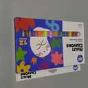 12 Colors Twistable Washable Window Crayons,Silky Non-Toxic Art Markers for Glass,Paper,Bath & Window Painting