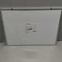 Monthly Calendar Dry Erase Board for Wall, 17"x13" Double-Sided Magnetic Calendar White Board with Cork, Silver Aluminum Alloy Frame Hanging Small Whiteboard for Office, Home, School