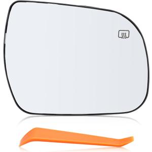 MOTOALL Right Side Heated Rearview Mirror Glass - Passenger Side Exterior Mirror Fit for Toyota Sienna 2011-2019