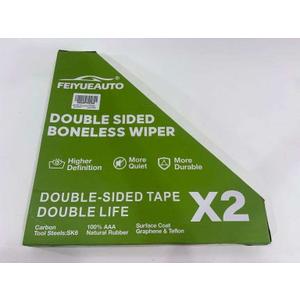Feiyueauto Double Sided Boneless Wiper Blade Replacement 22" x 20" 2pc