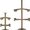Tactical Gear Stand Helmet Display Holder Store Tree Rack Organizer Adjustable for Military Training Vest Armor Breastplate Body Armor (Tan)