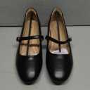 Mary Jane Shoes Women Low Heels Dress Shoes Pumps Low Heel 2 Inch Chunky Heel Mary Janes Pumps with Adjustable Ankle Strap for Women Dressy Casual (5.5)