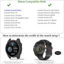 TopPerfekt Band Compatible with Garmin Fenix 8/8 Pro 51/47/43mm, Soft Silicone Replacement Watch Strap Wristband for Instinct 3/Forerunner 965/Tactix 8/ Fenix 7/6/ Descent G2 Smart Watch for Women Men