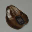 IMISSU Clip in Toupee Hairpiece Extension Topper Wiglet Top for Mild Hair Loss - Unisex (Yellow Brown)